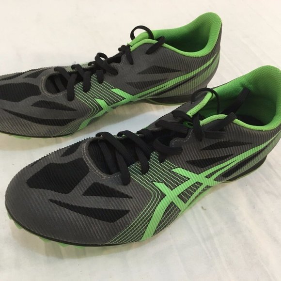 MEN\'S SZ9 ASICS SYNTHETIC LEATHER ATHLETIC 9 TRACK FIELD SPIKED CLEATS NM 01057 main image 11